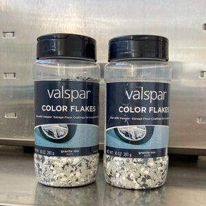Valspar Color Flakes Granite mix 8227C Gray, Black & White